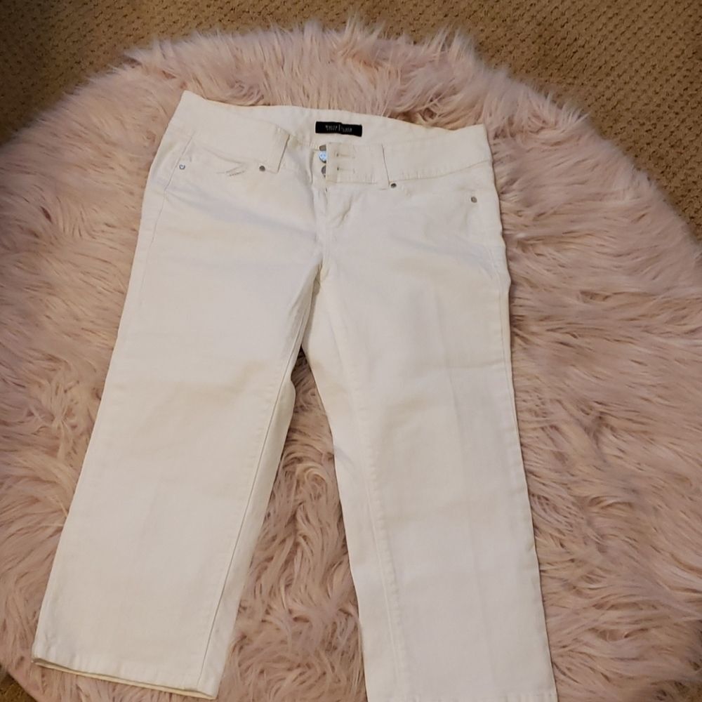 White house black market cropped pants size 0